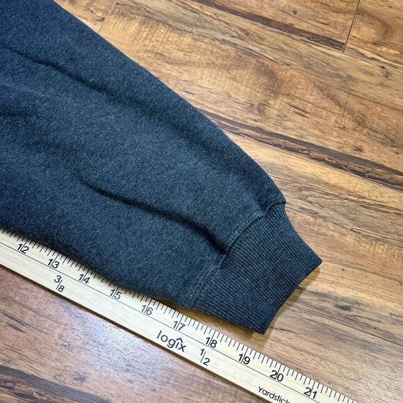 Vintage 90’s Y2K Foot Locker Men's 2XL Dark Gray Hoodie - Picture 6 of 7